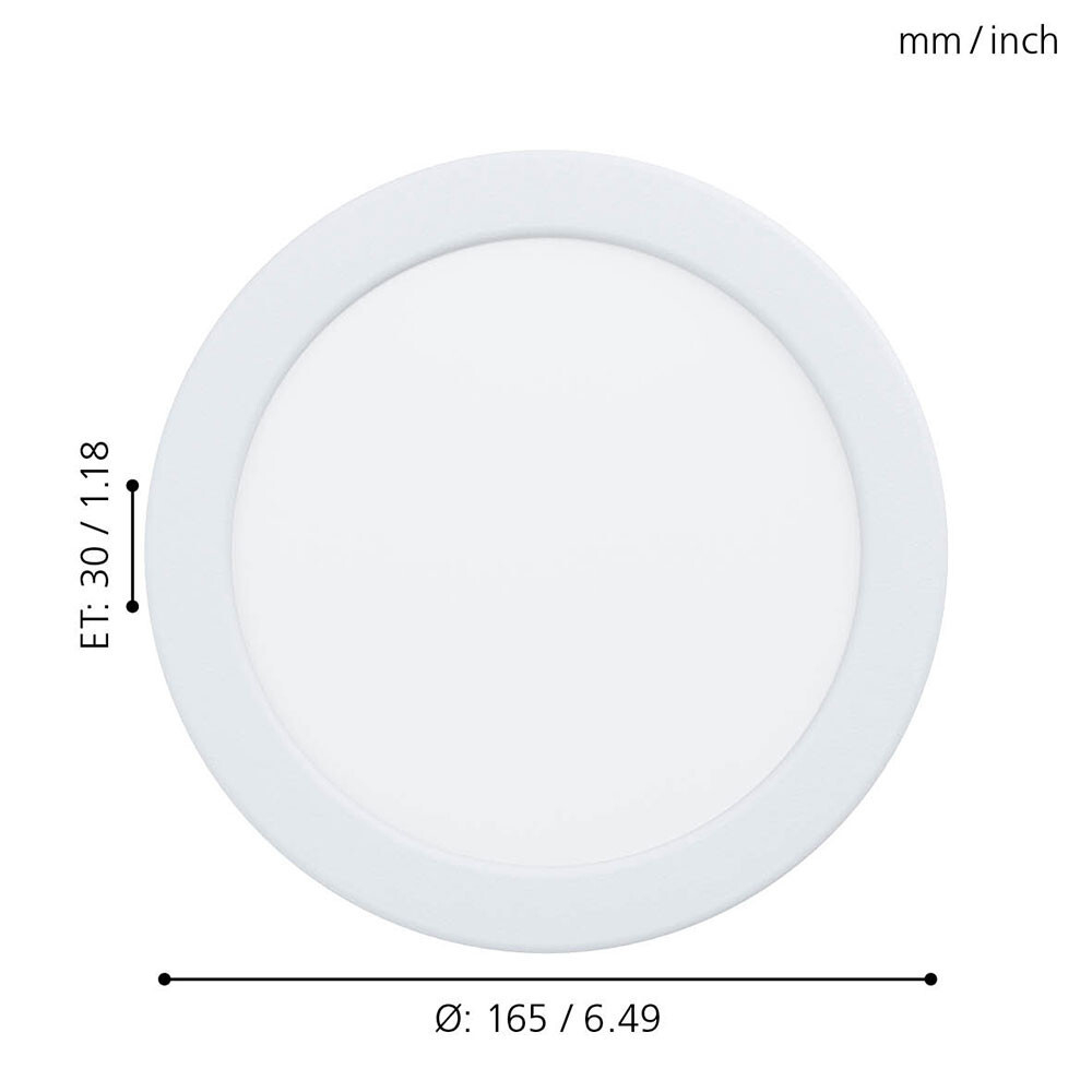 Встраиваемый светодиодный светильник Eglo Fueva 99149