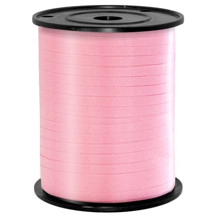 Лента для шаров пастель Розовая, 500 м #P0502