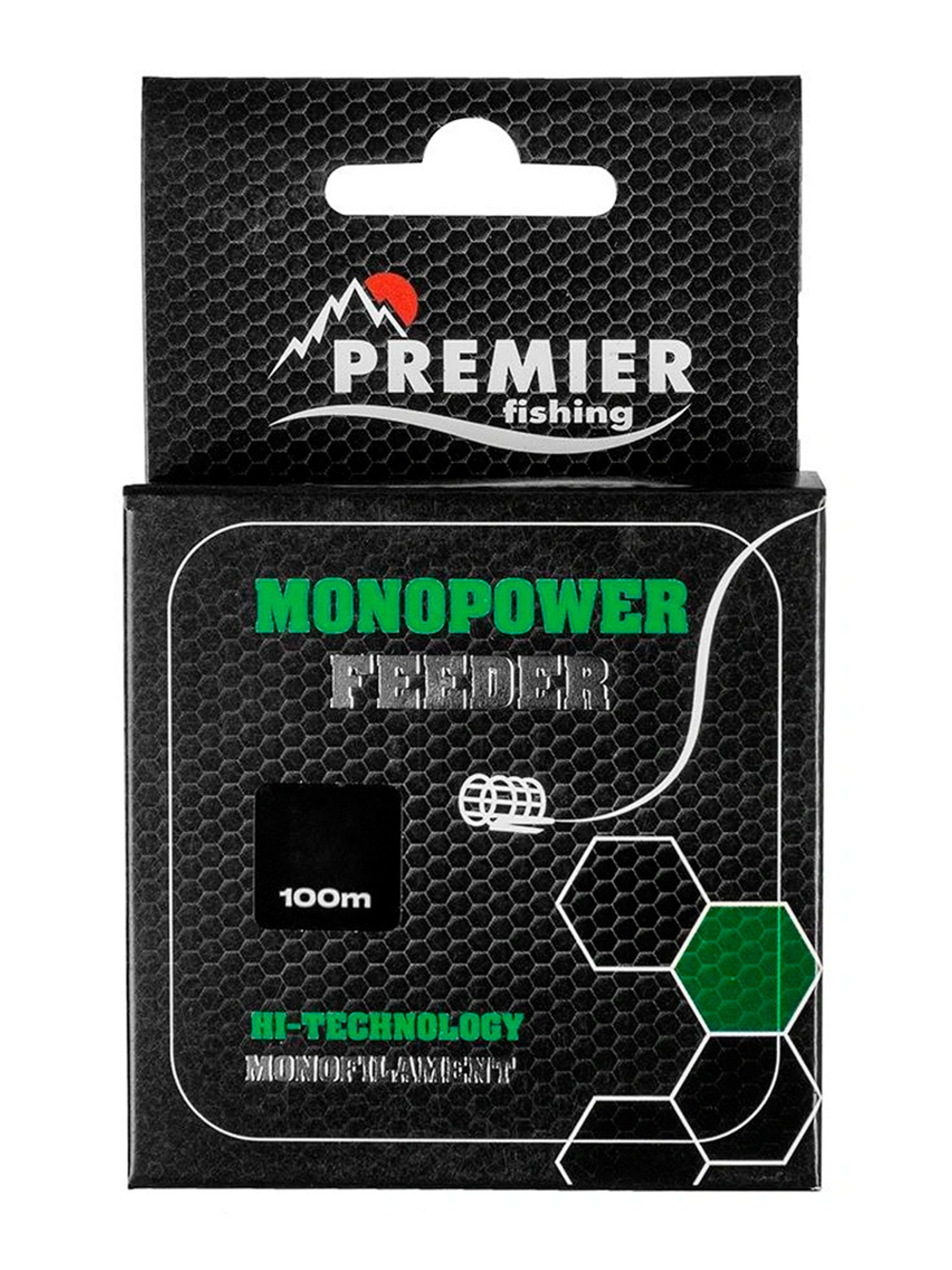 Леска для рыбалки Premier Fishing MONOPOWER FEEDER Green Nylon 0,50mm/100m (PR-MF-G-050-100)
