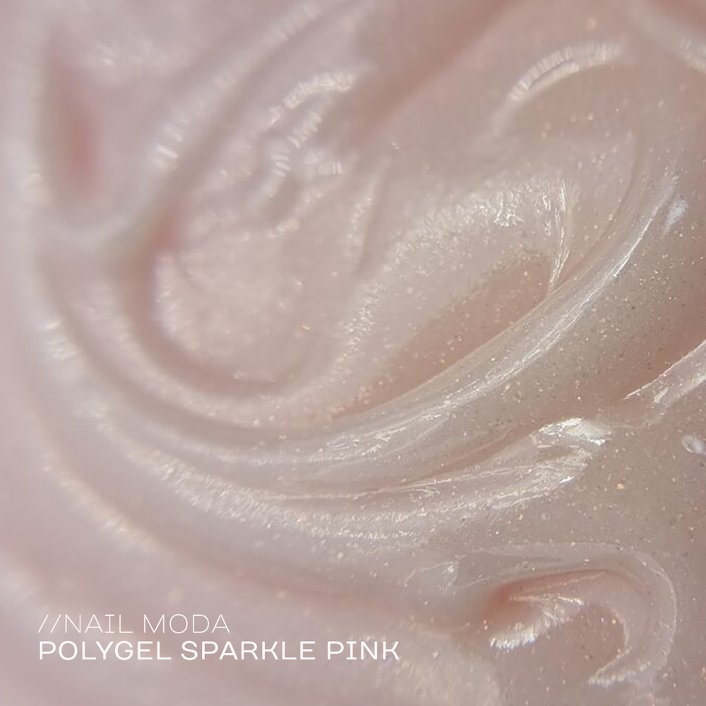 Полигель NAIL MODA 'Sparkle pink', 30гр