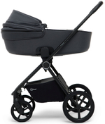 Детская коляска Rant Teo Soft 3 в 1 с автокреслом Cruise Black Graphite