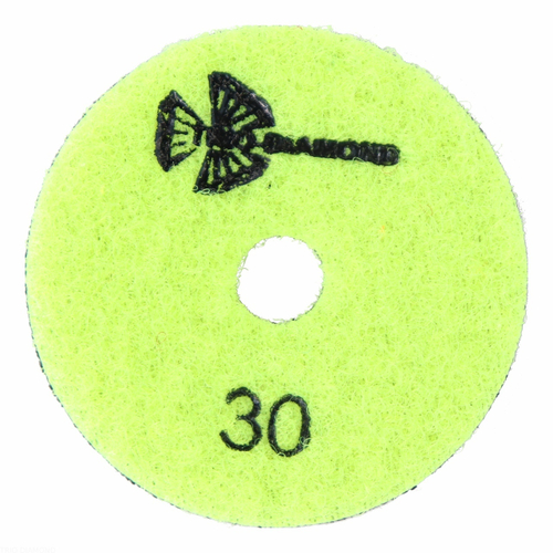 Алмазный гибкий шлифовальный круг "Черепашка" 50мм № 30 (сухая шлифовка), 364030