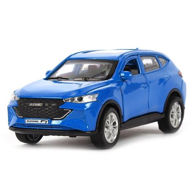 Модель ин. мет. "Haval F7" 12см, двери, багаж, синий, в коробка F7-12-BU (Технопарк)