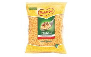 МАКАРОНЫ РОЛЛТОН РОЖКИ 400ГР