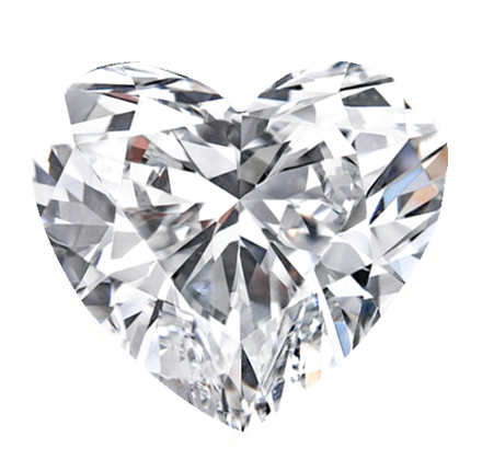 Лабораторно-выращенный бриллиант сердце 5.33х6.34х3.80 мм D/VVS2 0.73 ct
