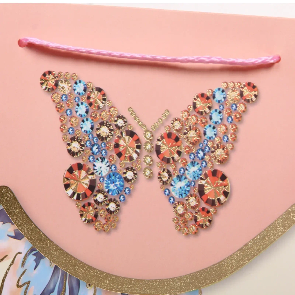 Пакет подарочный «Изящные цветы» 31*42*12 см, микс