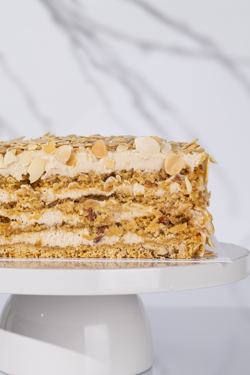 МИНДАЛЬНЫЙ ТОРТ Б\Г, БЕЗ САХАРА (1.3 КГ)