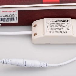 Светильник DL-192M-18W White (Arlight, IP40 Металл, 3 года) 020114