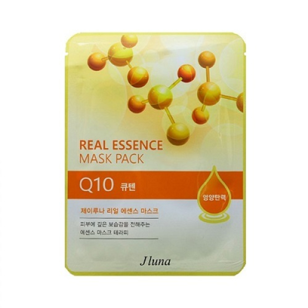 Маска тканевая с коэнзимом Q10 Juno Real Essence Mask Pack Q10