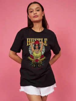 Футболка черная унисекс базовая с принтом Калифорния