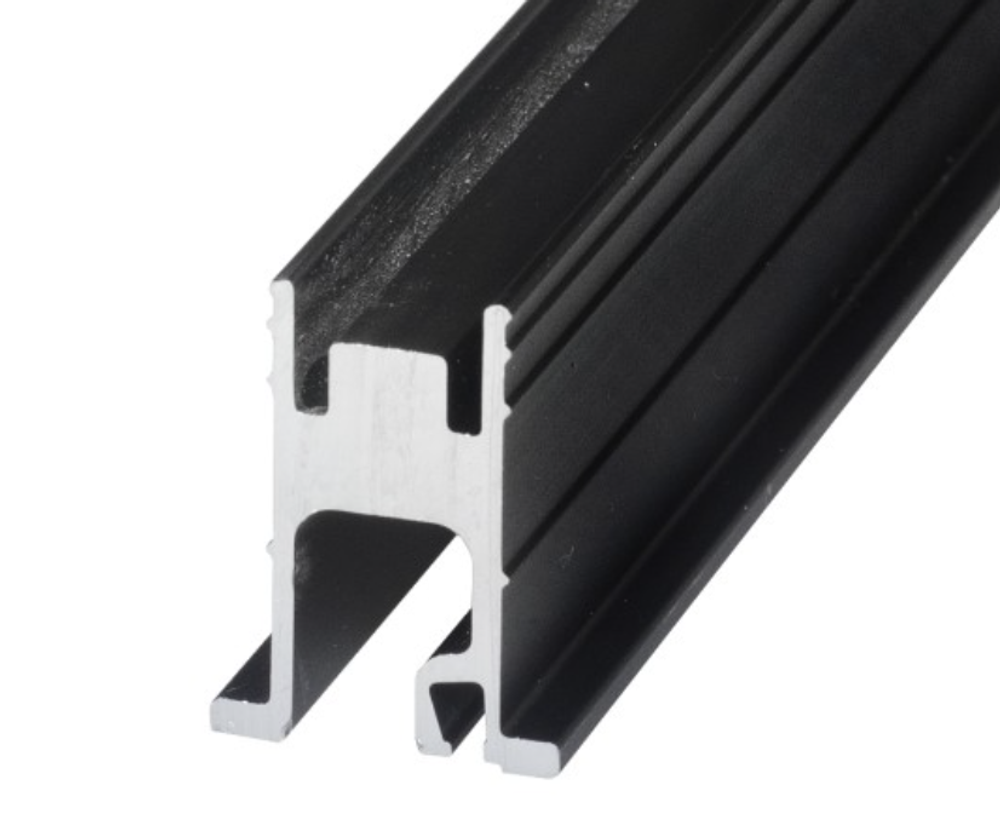 Профиль SL нижний горизонт. направляющей 2 м. анод.алюм