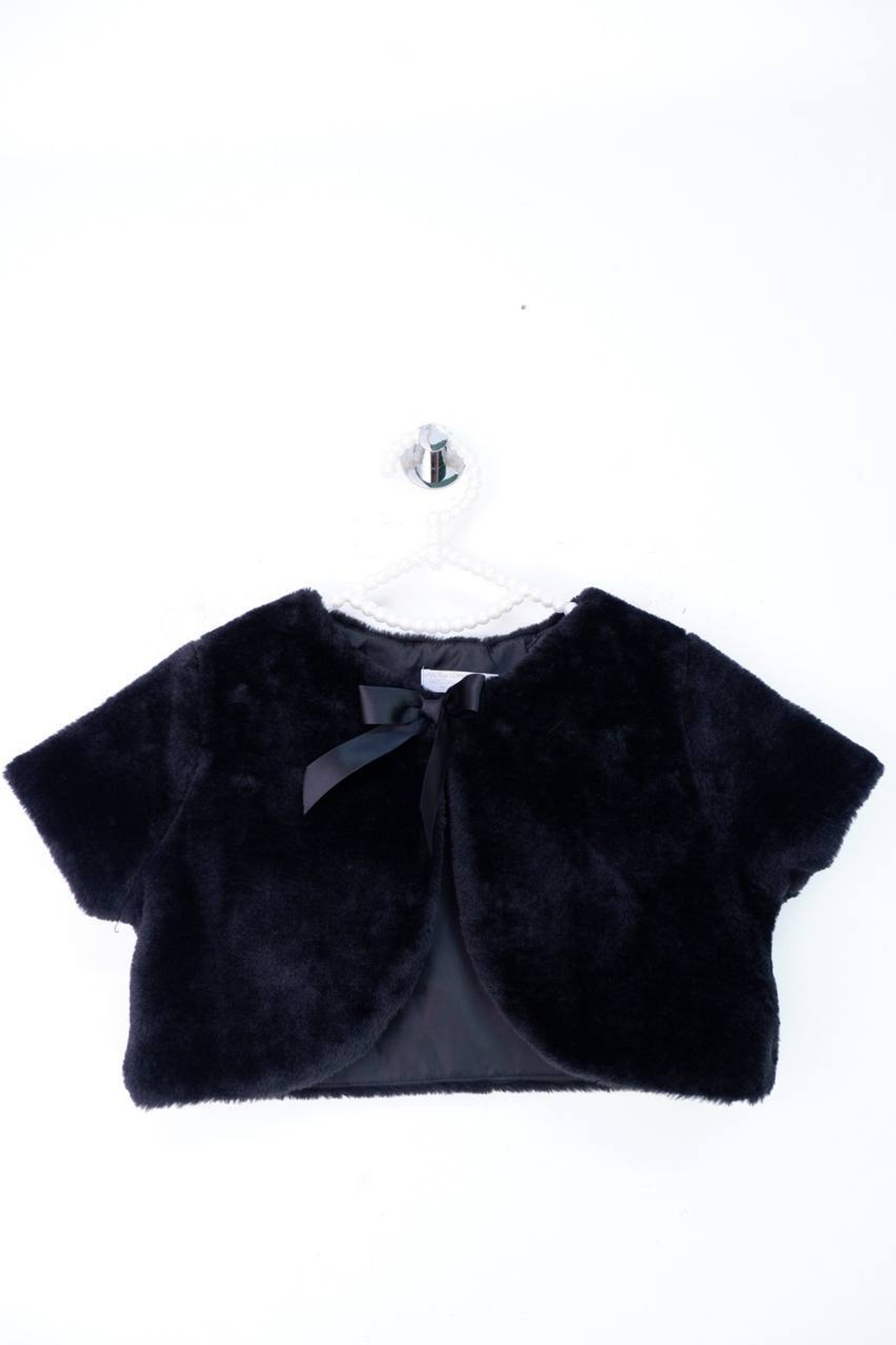 Болеро меховое для нарядного образа на 10 лет