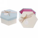 Коробка подарочная «Для тебя» 19*16,5*8,5 см, белый/голубой