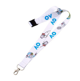 Gadżet Australian Open 2025 Seagull Lanyard - белый