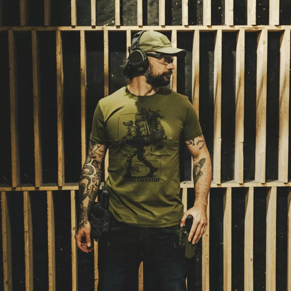 Футболка Helikon Light infantry - Olive Green