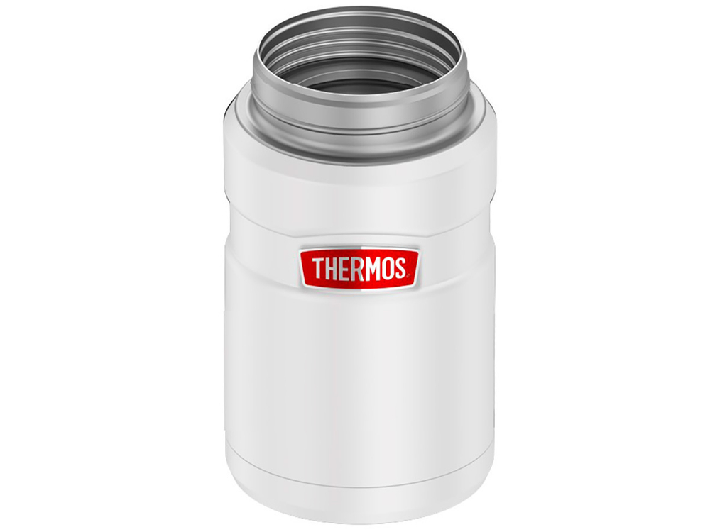 Термос для еды THERMOS KING SK-3020 RCMW 0.71L, складная ложка, белый