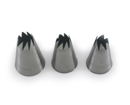 Насадка кондитерская "Открытая роза" от D2мм до D14мм