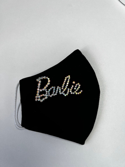 Маска текстильная с нанесением из страз