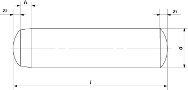 DIN 6325 (EN ISO 8734-A) Штифт цилиндрический закаленный