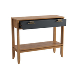 Консоль «Бридж» 1 ящик и полка браун/серый 7012