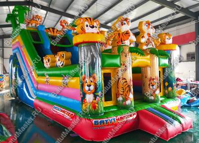 Батут-горка "Дракон 2", 11*6*9 м