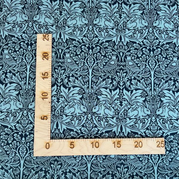 БРАТЕЦ КРОЛИК, У.МОРРИС, НЭВИ, . 100% хлопок Handmade Fabrics 2