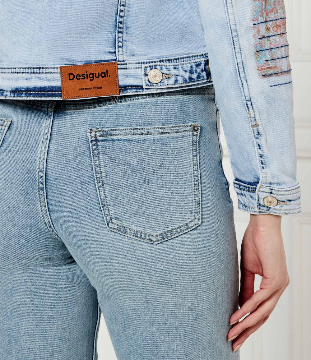 Джинсовая куртка CHAQ_LOS ANGELES Desigual - голубой(25SWED03)