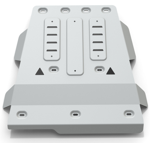 Защита КПП и РК Rival для Volkswagen Amarok (V - 2.0D) 2010-2016 (устанавл-ся совместно с 2333.5836.1.6), штампованная, алюминий 6 мм, с крепежом, 2333.5837.1.6