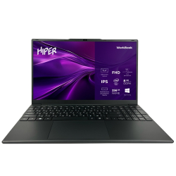 Ноутбук Hiper Workbook I151 [FWBC151-I312UR08N2FABWPG] Black 15.6" (FHD IPS i3-1215U / 8Gb / 256Gb SSD / W11Pro)