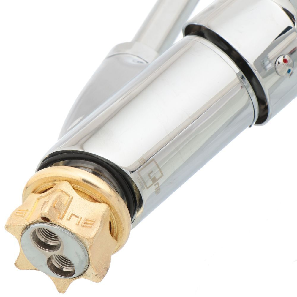 Смеситель для кухни, Solone, гибк излив, с картриджем, хром, KAD4-B043