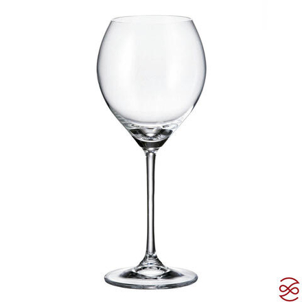 Набор бокалов для вина Crystalite Bohemia Carduelis/Cecilia 390 мл (6 шт)