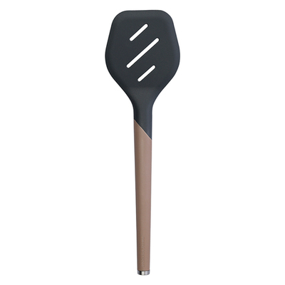 Лопатка с прорезями smartchef, 32 см, капучино-графит