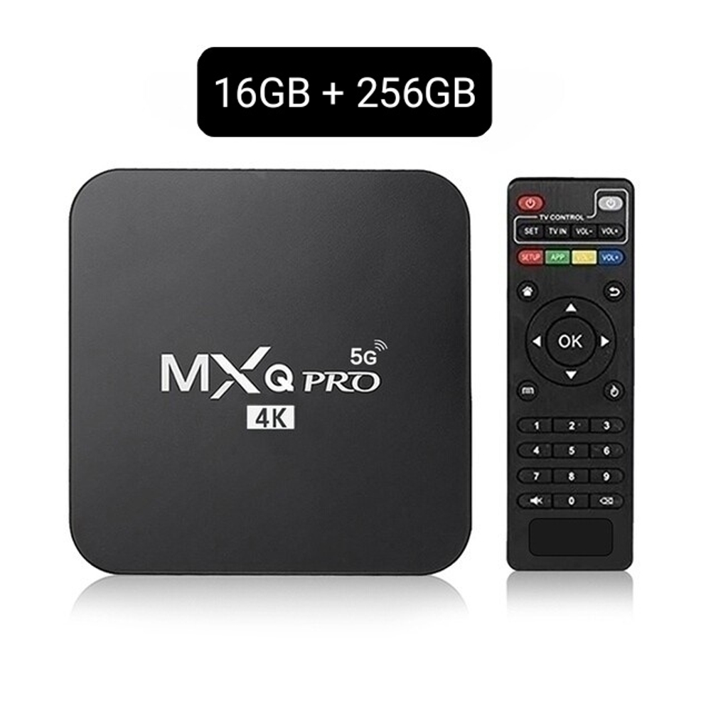Приставка Smart TV, Медиаплеер для телевизора, ТВ ресивер "MXQ Pro" 4K, 2.4G-5G, TV Box, Android TV - 1/8GB, 2/16GB, 4/64GB, 8/128GB, 16/256GB