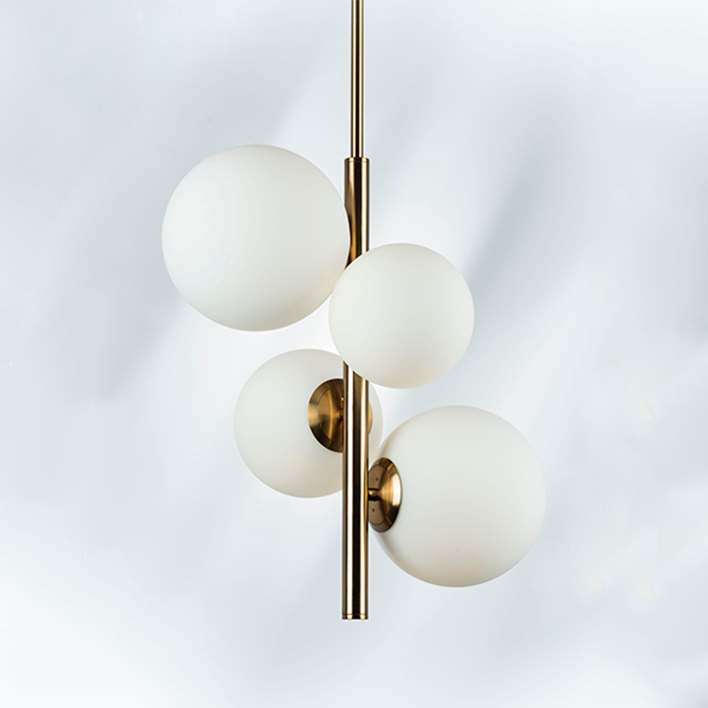 815043 Люстра CROCO 4х40W E14 ЛАТУНЬ