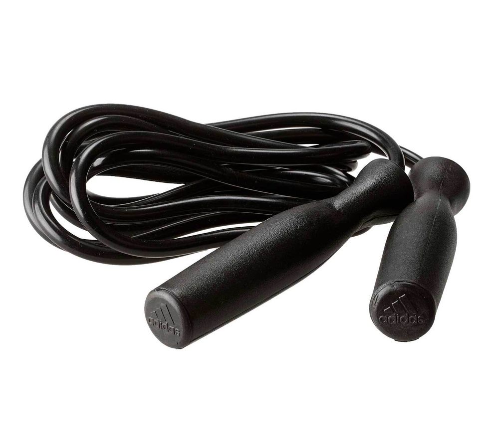 Скакалка Speed Rope Plastic Handle черная adiJRW03