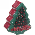 Банка жестяная «Ёлочка с подарками «18*15*6,5см