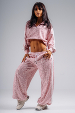Брюки Baggy Leopard Sweatpants PRIMAL 865 Розовый леопард