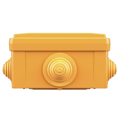 Коробка пластиковая FS с кабельными вводами и клеммниками, IP55, 100х100х50 мм, 6р, 450V, 6A, 4 мм2