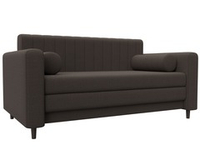 Диван прямой Лига-070 РОГОЖКА Амур 05 коричневый