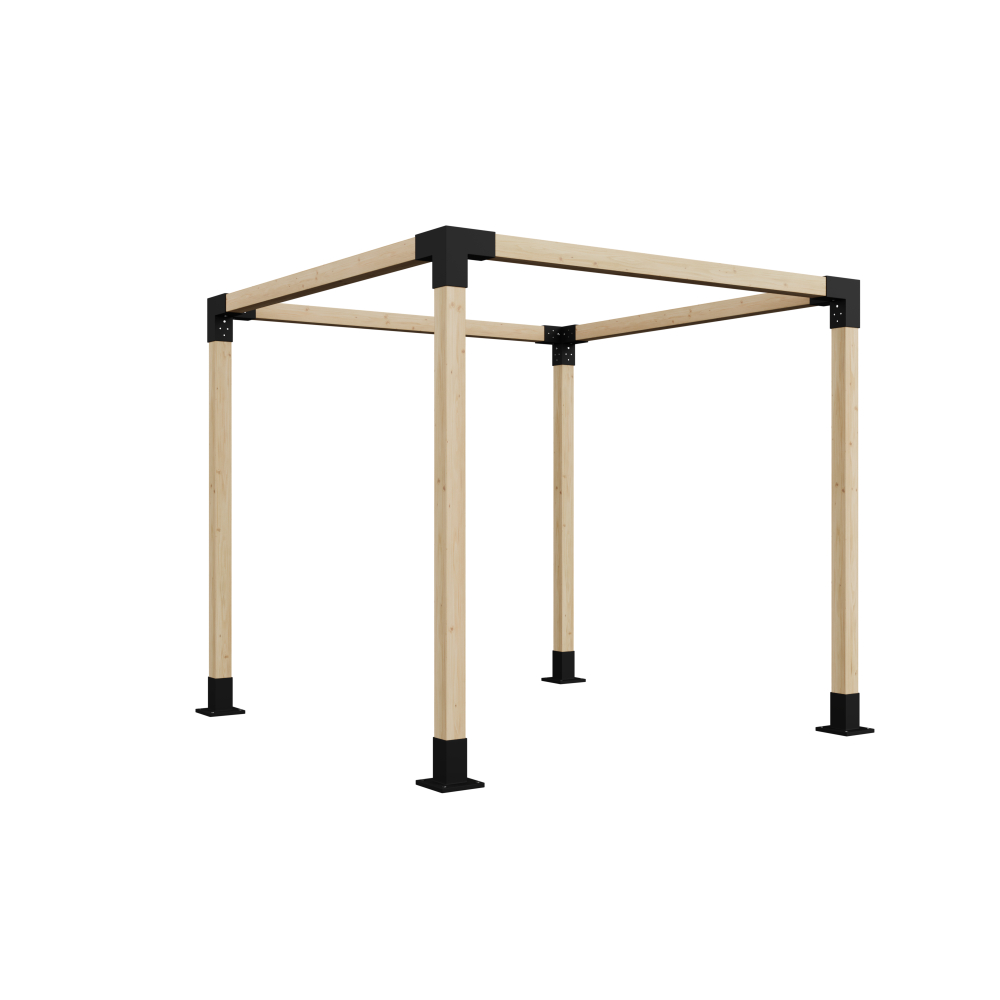 Деревянная пергола модель “База” - ракурс 2 | Гартус