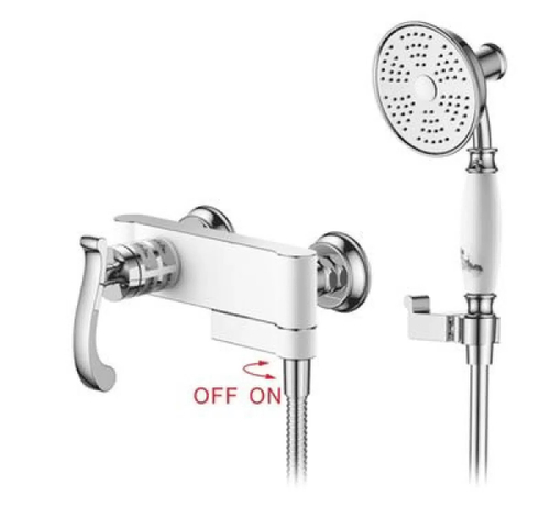 Смеситель для ванны Aflorn AF16003G, однорычажный, поворотный излив, латунь, (РАСПРОДАЖА)