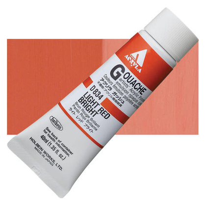 Holbein Acrylic Gouache 40 мл. 834 [А] Light Red Bright