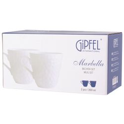 Набор кружек Gipfel Marbella 51720 300 мл 2 предмета