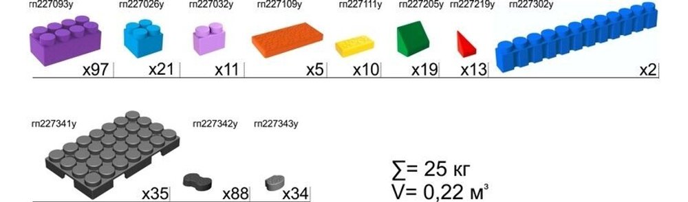 Набор Outdoor 7,5" S - 157.5x126 см