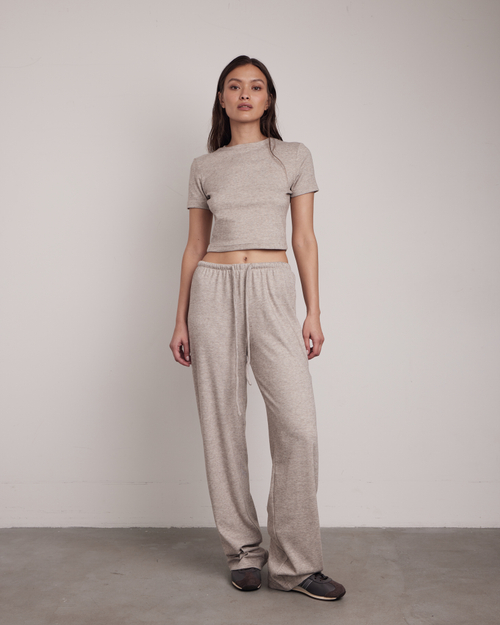 Брюки Soft Pants in Beige Melange