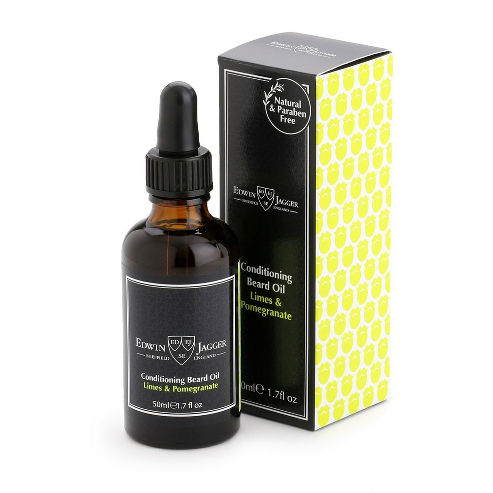 Масло для бороды Edwin Jagger Limes & Pomegranate Beard Oil - 50ml