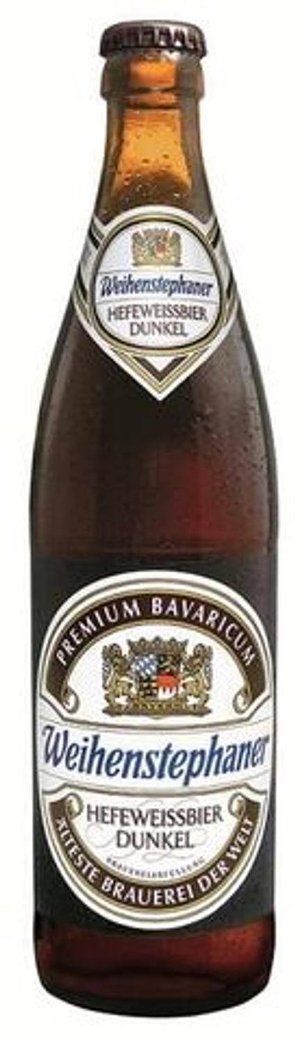 Пиво Вайнштефанер Хефевайссбир Дункель / Weihenstephaner Hefeweissbier Dunkel 0.5 - стекло