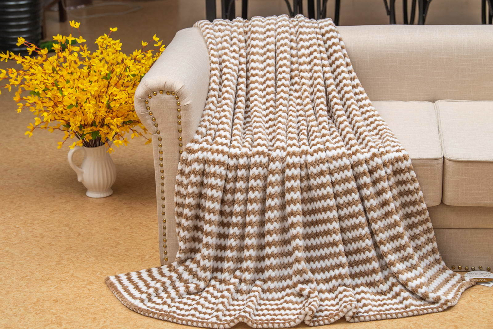 Плед 160х220 Sofi De MarkO Гринда кофе