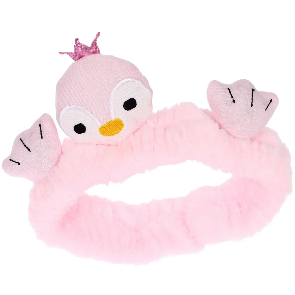 Повязка на голову косметическая «ДАЙМОНД РУШ», цвет лавандовый, пудровый, небесный и серый, 20*5.5см (ZIP пакет)