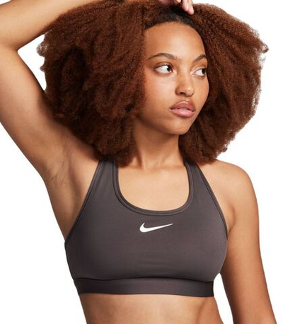 ТОП теннисный Nike Swoosh Medium Support Non-Padded Sports Bra - medium ash/white